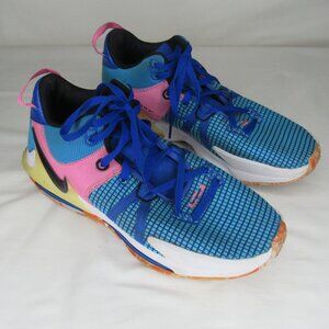 Nike LeBron WITNESS 7 Hyper Roayl Pink Basketball Shoes Men's 12 DM1123-400